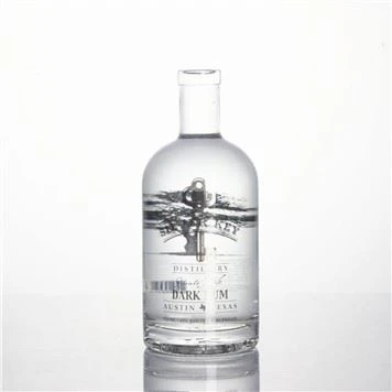750ml 나사 상단 오슬로 보드카 병