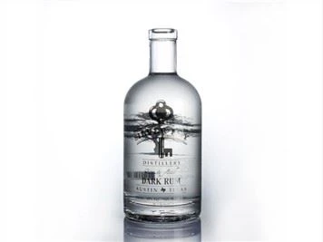 오슬로 750ml 위스키 커스텀 유리 주류 병